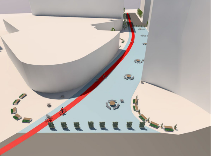 Campus Wifi, autofreie Zone