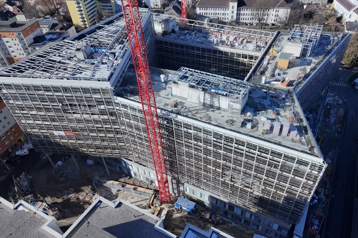 Eindrücke von der LDZ-Baustelle im Rahmen des Medien-Rundgangs am 30. Jänner 2026.