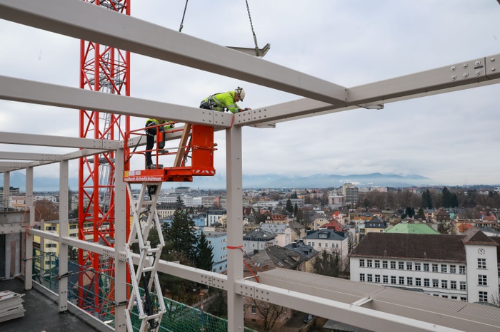 Eindrücke von der LDZ-Baustelle im Rahmen des Medien-Rundgangs am 30. Jänner 2026.