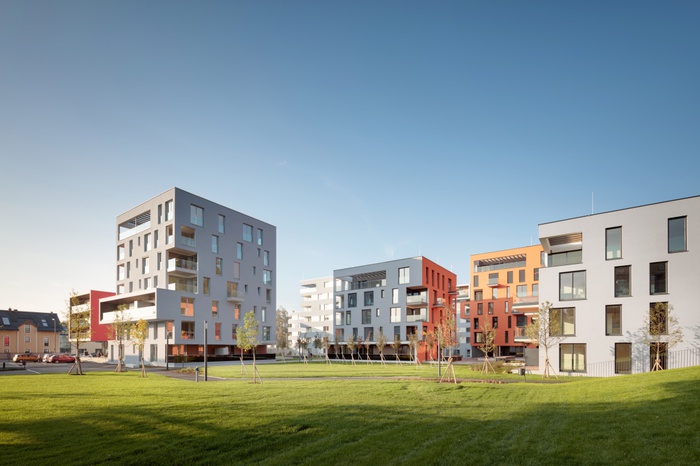 Quartier Riedenburg, ARGE Schwarzenbacher Struber Architekten + Fally Plus Partner Architekten