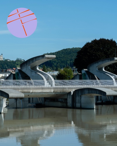 Wasserkraftwerk Sohlstufe Lehen – © Lea-Sophie Kurz Wasserkraftwerk Sohlstufe Lehen