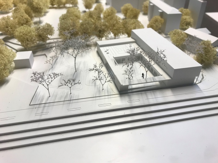 PLOV Architekten, Kindergarten Lehen, Wettbewerbssieger, Modellfoto: © Johannes Schallhammer