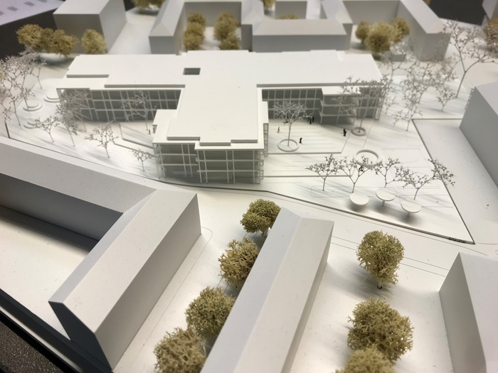 PLOV Architekten, Volksschule Lehen, Wettbewerbssieger, Modellfoto: © Johannes Schallhammer