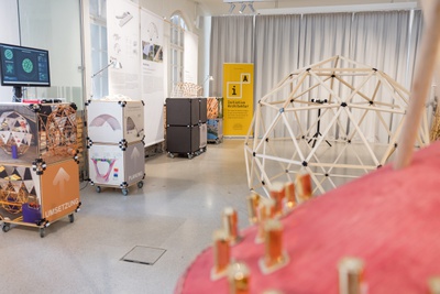 Ausstellungsansicht im Architekturhaus Salzburg – © FH Salzburg/www.wildbild.at Ausstellungsansicht im Architekturhaus Salzburg