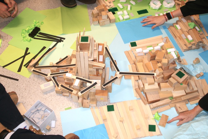 Die Bergstadt gebaut von Schüler*innen des Wirtschaftskundlichen Realgymnasiums Salzburg