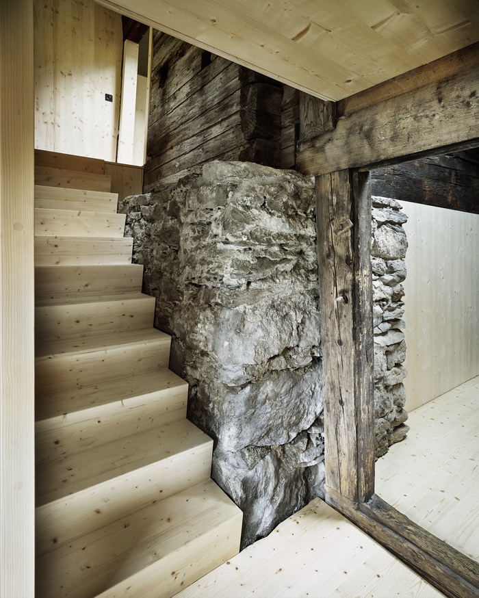 Umbau historisches Wohnhaus, Erstfeld, Detailaufnahme (Oliver Christen Architekten)