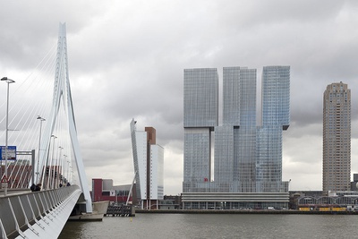 Rotterdam, Vertical Town (Rem Koolhaas)