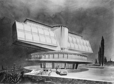 Fernand Ottin, Ein drehbares Solarium für Lichttherapien aus dem Jahr, 1946