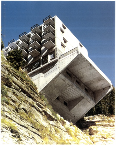 Marcel Breuer, Hotel_Flaine, Haute-Savoie, Frankreich, 1969