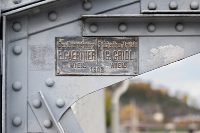 Mozartsteg; Entwurf: Ignaz Gridl (1903)