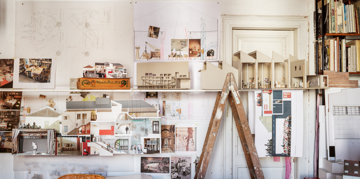 Flores & Prats, Ausstellungsvorbereitung: Emotional Heritage, 2023