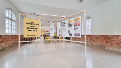 Ausstellungsansicht im Architekturhaus Salzburg