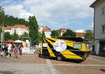 „Bewegte Stadtgefährtin“, OFFENER BETRIEB GRAZ – Bewegliche Netzwerke – Architektursommer 2015