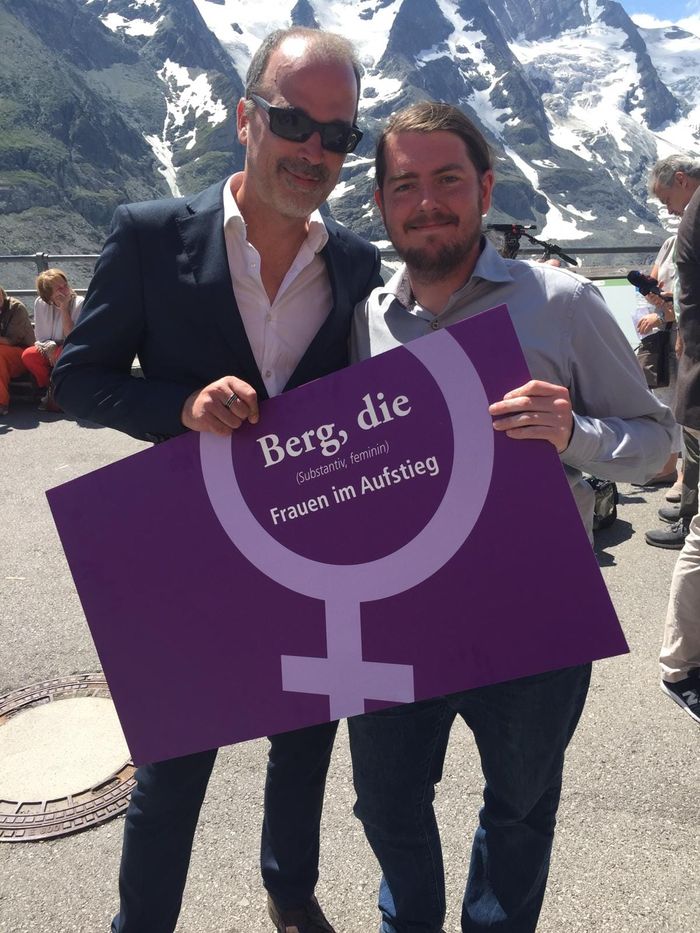 Andreas Zangl und Markus Meirhofer (Ausstellungsgestalter)