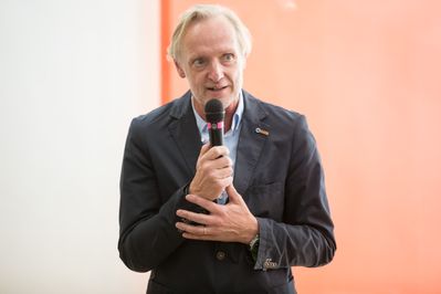 Ausstellungseröffnung "we are here! 3 Versuche", Stadtrat Günter Riegler