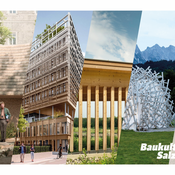 Bilder: Rendering Erweiterung Salzburg Museum – Belvedere © Architekten Schenker Salvi Weber, Rendering Landesdienstleistungszentrum © Architekten Burtscher Durig, Auenwerkstatt © Photograph Leo Rosas, Igel © Photograph Andrew Phelps, Architekturhaus Salzburg © Volker Wortmeyer