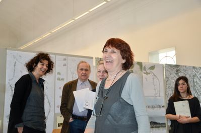 Atelier Farrell & McNamara: Schanzlpark; v.li.:  Silvia Milesi und Shelley McNamara