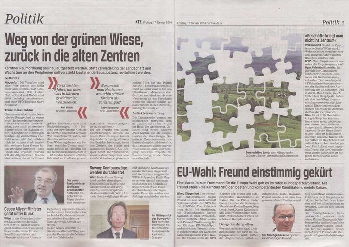 KTZ_17.01.2014_Weg von der grünen Wiese