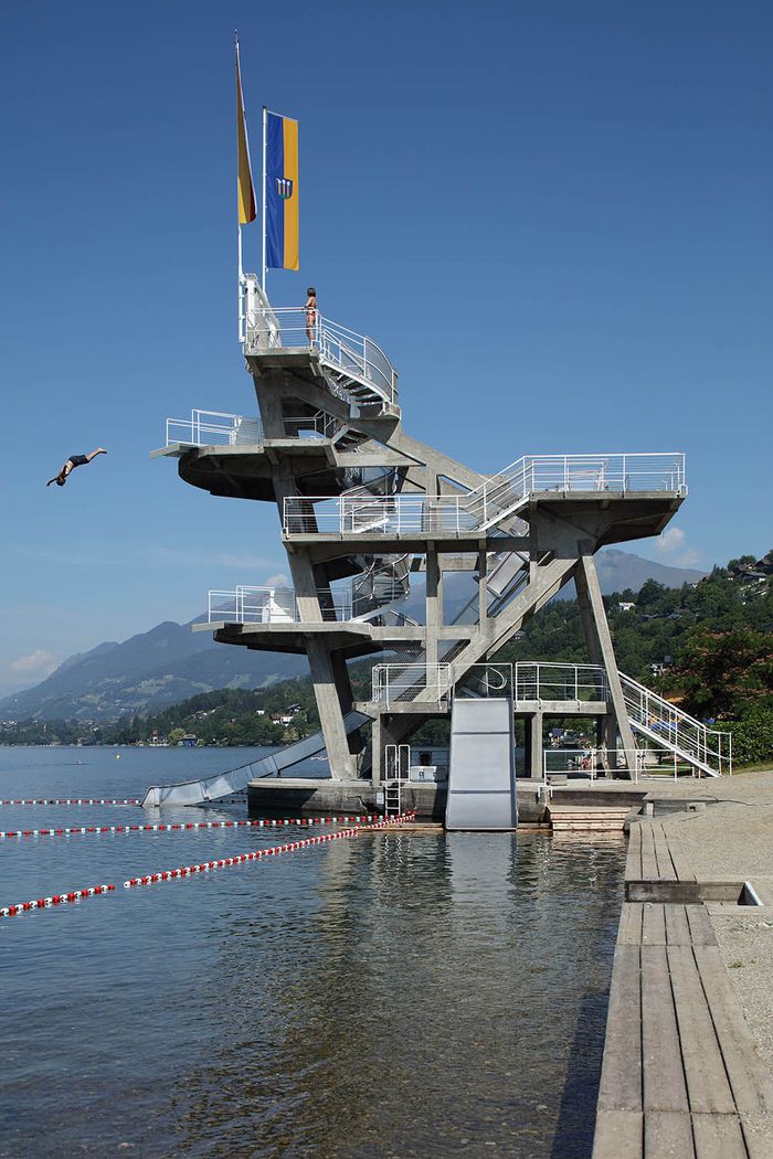 Der Sprungturm Millstatt von Hohengasser Wirnsberger Architekten fand auch Beachtung.