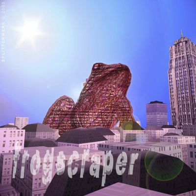 Frogscraper, Figurative Architektur, 2003